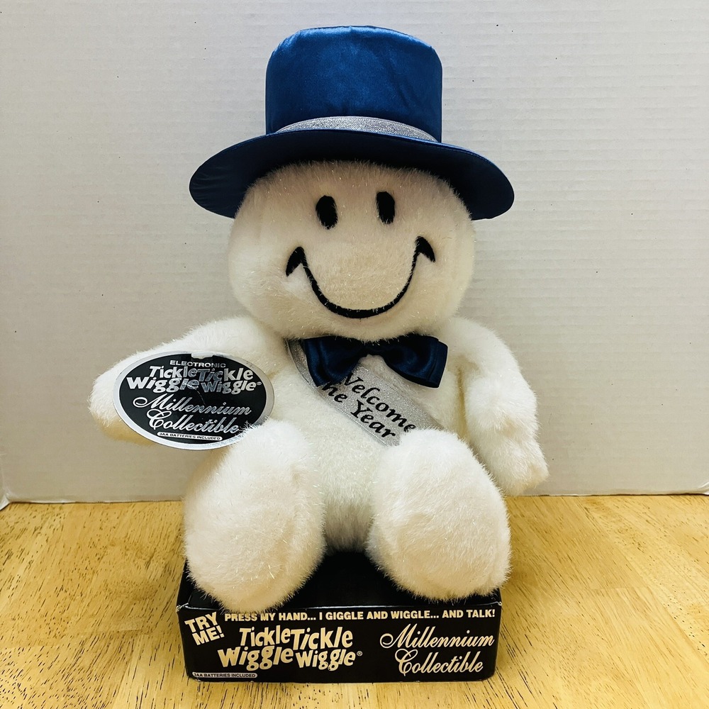 DanDee Tickle Tickle Wiggle‎ Wiggle Millennium Collectible Plush Tested Works